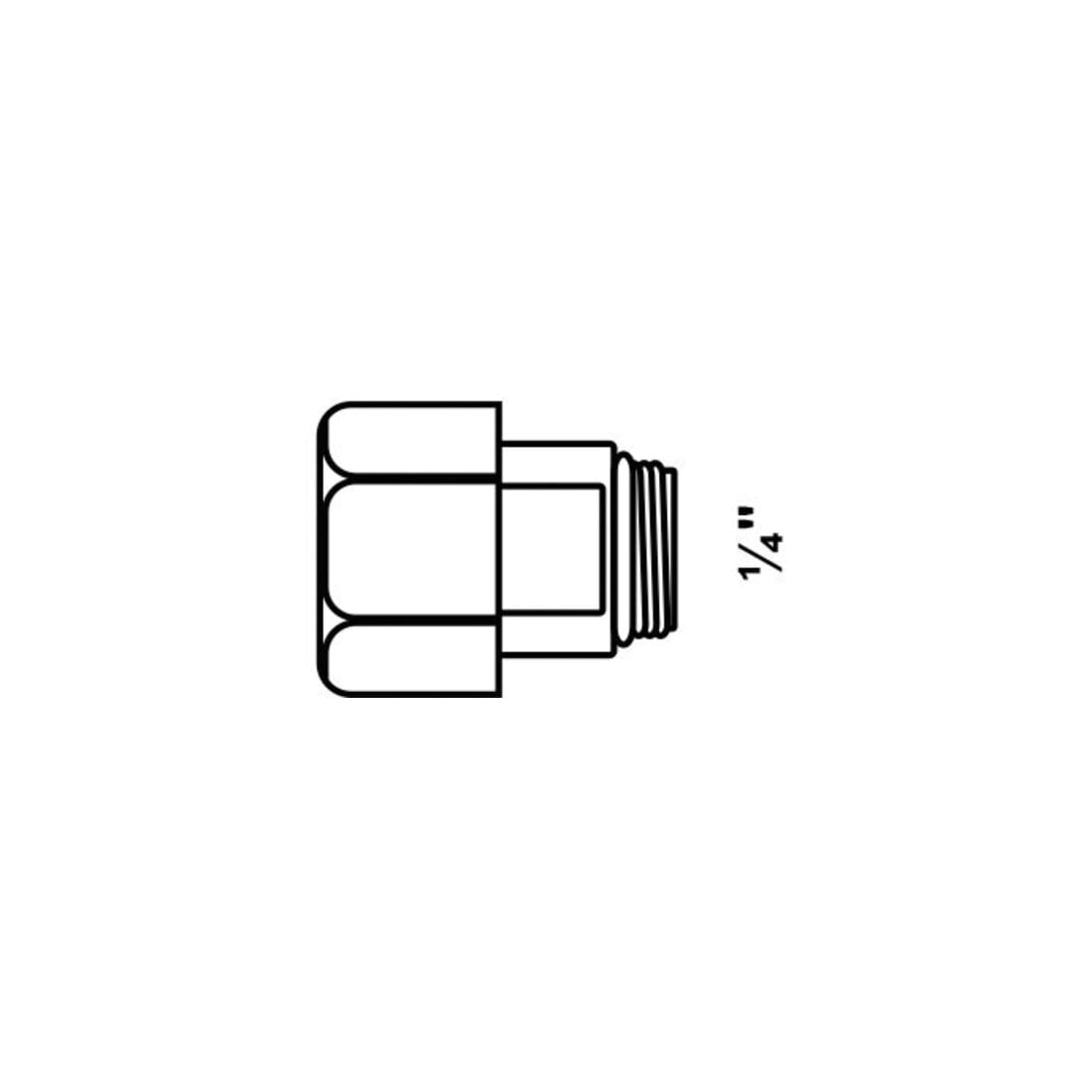 KIRCHHOFF RG Entleerungsventil, 1/4"AG
