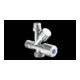 KIRCHHOFF Robinet d'angle appareil, 1/2"AG x 3/4"AG x 3/8"AG x 10 mmQ-1
