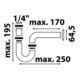 KIRCHHOFF Röhrensiphon, 1 1/4" x 32 mm-3