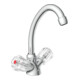 KIRCHHOFF SAVINO Waschtischarmatur, Chrom-1