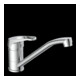 KIRCHHOFF TASSONI Mitigeur évier basse pression, chrome-1