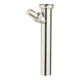 KIRCHHOFF Tauchrohr Siphon, Chrom, 1 1/4"x 3/4"Tx 200x 32mm mit Waschgeräteanschl. mit-1