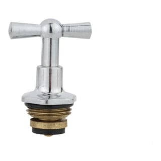 KIRCHHOFF Tête de manette chromée, 1/2