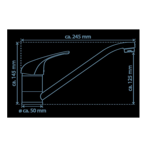 KIRCHHOFF ULTRA Mitigeur d'évier, chrome basse pression