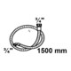 KIRCHHOFF WAS Tuyau d'alimentation, 3/4"FF x 1,5 m x 3/4"FF, 10bar/25°C-3