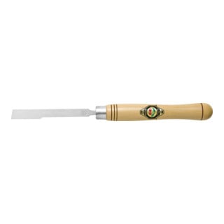Kirschen Drechslerbeitel Ausdrehstahl gerade Schneide, langes Heft, 20 mm