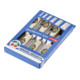Kirschen Set di scalpelli con manico in faggio bianco in box 6-10-12-16-20-26 mm-1