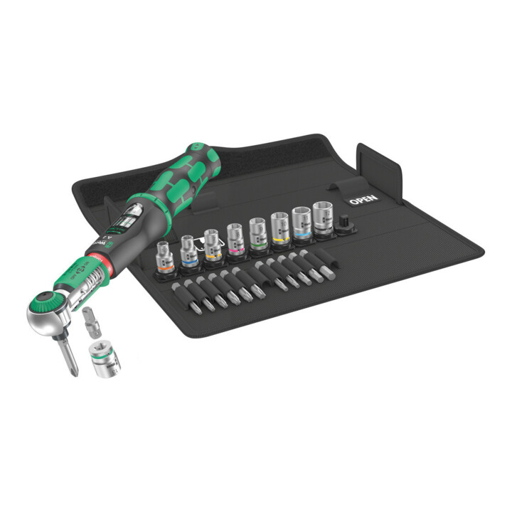 Kit 1 Wera Safe-Torque A 2, hexagonal 1/4", 2-12 Nm, 23 pièces
