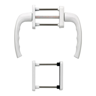 Kit balcon Hoppe NY 0810/961N/U10/... Alu.F9016 63-73mm 4-KT.7mm