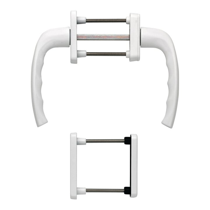Kit balcon Hoppe NY 0810/961N/U10/... Alu.F9016 63-73mm 4-KT.7mm