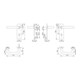 Kit béquille Hoppe Paris E138Z/353K VA F69 VA F69 Kit béquille OB-3