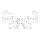 Kit béquille Hoppe Paris E138Z/353K VA F69 VA F69 PZ béquille Paris-2
