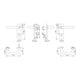 Kit béquille Hoppe Paris E138Z/353K VA F69 VA F69 PZ béquille Paris-4