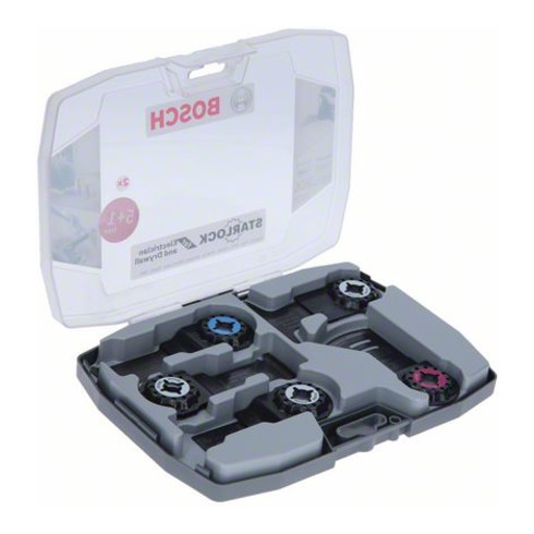 Kit Bosch Starlock pour électriciens et poseurs de cloisons sèches, 5+1 pièces