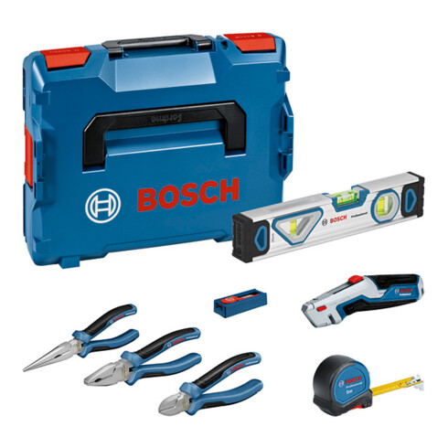 Kit Combiné Bosch avec pinces et divers outils à main, 16 pièces