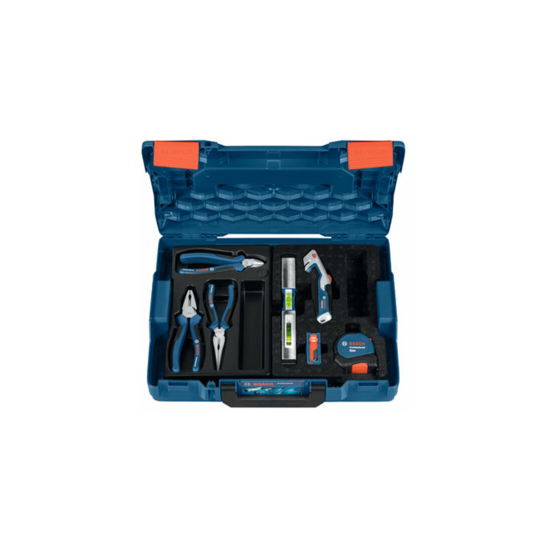 Kit Combiné Bosch avec pinces et divers outils à main, 16 pièces