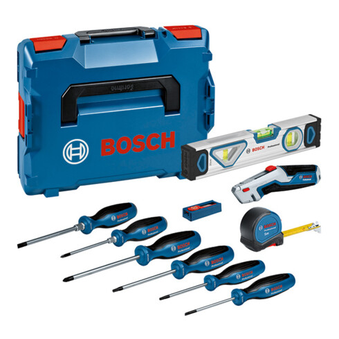 Kit combiné Bosch avec tournevis et divers outils à main, 19 pièces