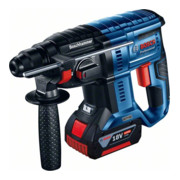 Kit Combo de 18V Bosch : perceuse sans fil GSR 18V-28 + marteau perforateur sans fil GBH 18V-21 + meuleuse d'angle sans fil GWS 18 V-LI + 2x GBA 5.0Ah, GAL, sac à outils-4