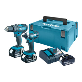 Kit Combo sans fil Perceuse et Clé à chocs Makita DLX2131JX1