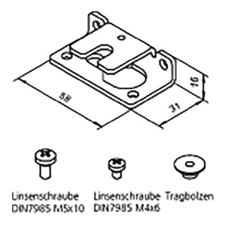 Kit complémentaire STA ZN 3100mm 10x Nr.73 pour montage mural HELM