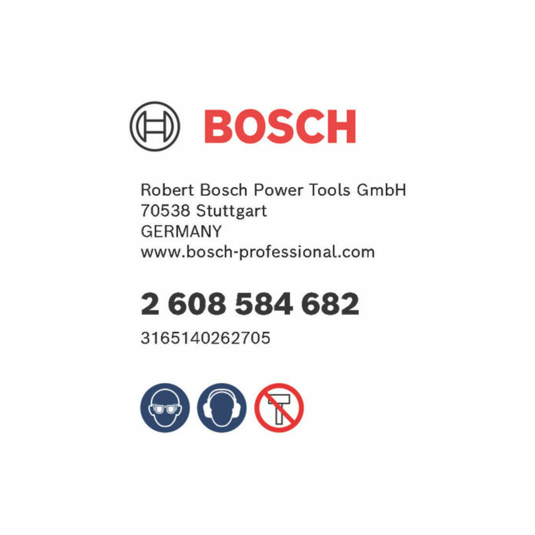 Kit d'adaptateurs de transition Bosch 6 pièces