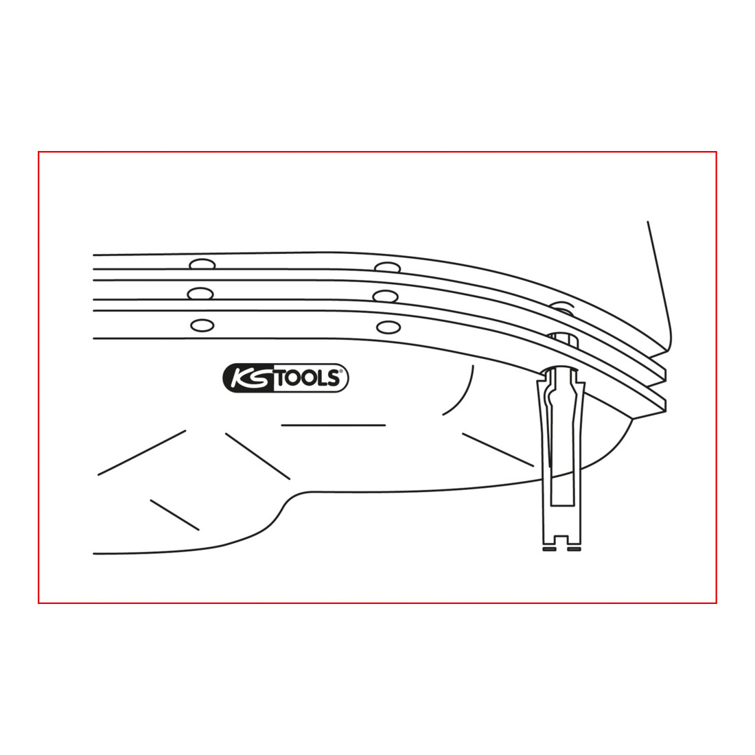 Kit d'aide au montage vissable FIXIT pour joints, 8 pcs.
