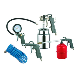 Kit d'air comprimé Aerotec 5 pièces - godet à aspiration