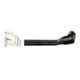 Kit d'aspiration pour scie sauteuse sans fil avec capot transparent pour la STA 18 LTX 140 metabo