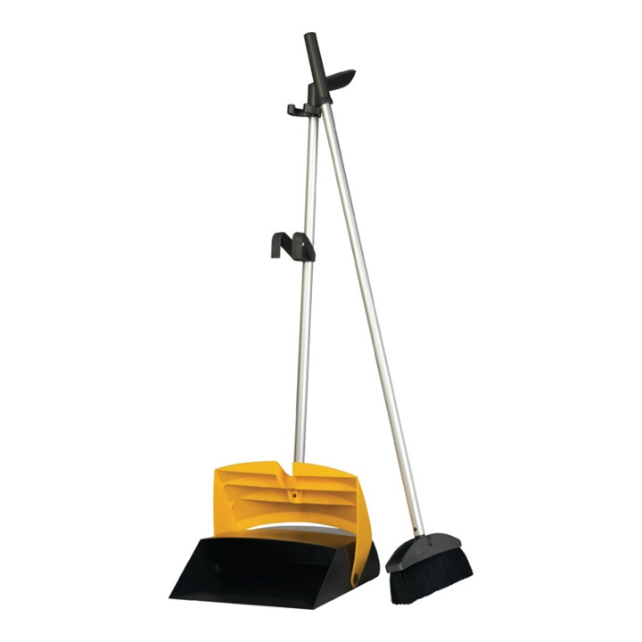 Kit de balayage manche avec pelle et balai anthracite/jaune VERMOP