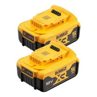 Kit de batterie DEWALT, 18V / 5,0Ah