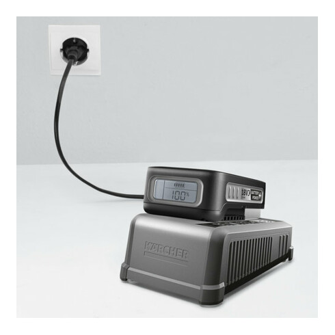 Kit de batterie et chargeur Kärcher Battery Power+ 18/30