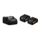 Kit de batterie Fein GBA 18 V 5.0 Ah AS, tension 18 V, capacité 5 Ah-3