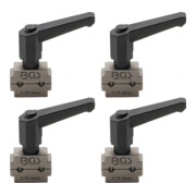 Kit de colliers de tuyaux de freins 4,75 mm (3/16") 4 pièces BGS