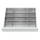 Kit de compartimentage STIER pour armoire à tiroirs STIER 904153-4