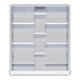 Kit de compartimentage STIER pour tiroirs avec hauteur de façade de 120-150mm, 2x9 parois de séparation-1