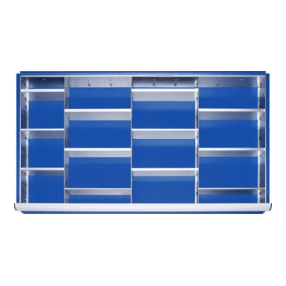 Kit de compartimentation Rau pour tiroirs Tiroir-XXL H 180-360mm 3 séparations + 12 parois enfichables
