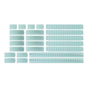 Kit de compartiments pour tiroirs 568×398 mm 23 pièces