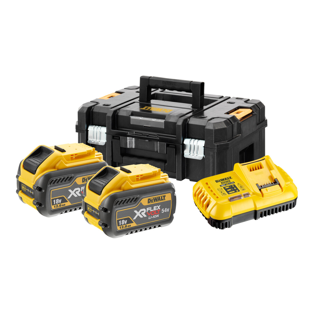 Kit de démarrage à batterie DEWALT, 216 Wh DCB118Y2T-QW