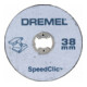 Kit de démarrage Dremel EZ SpeedClic SC406, mandrin SC et 2 disques de coupe de métal-1