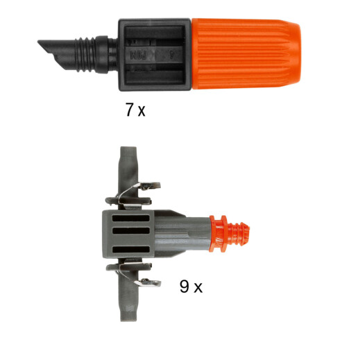 Kit de démarrage du système Micro-Drip GARDENA Pots à plantes M