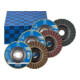 Kit de disques à lamelles PFERD POLIVLIES PVL corindon Diamètre 115mm Alésage diamètre 22,23 mmmm A100,180,280-1