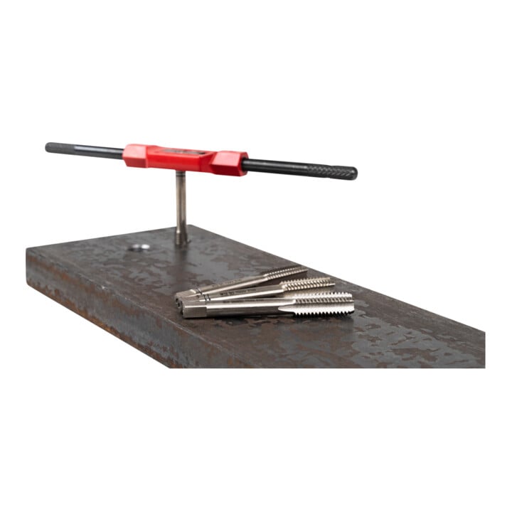 Kit de filetage avec jeu de tarauds STIER, 45 pièces (M3-12)