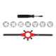 Kit de filetage / kit de taraudage STIER, 32 pièces M3-M12 HSS-G