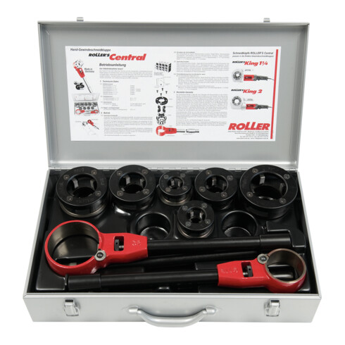 Kit de filetage Roller Central R 1/2-2"