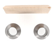 Kit de fixation de la tête de bœuf pour marteaux diviseurs, 3 pièces (2 cales à anneau, 1 cale en bois)-4