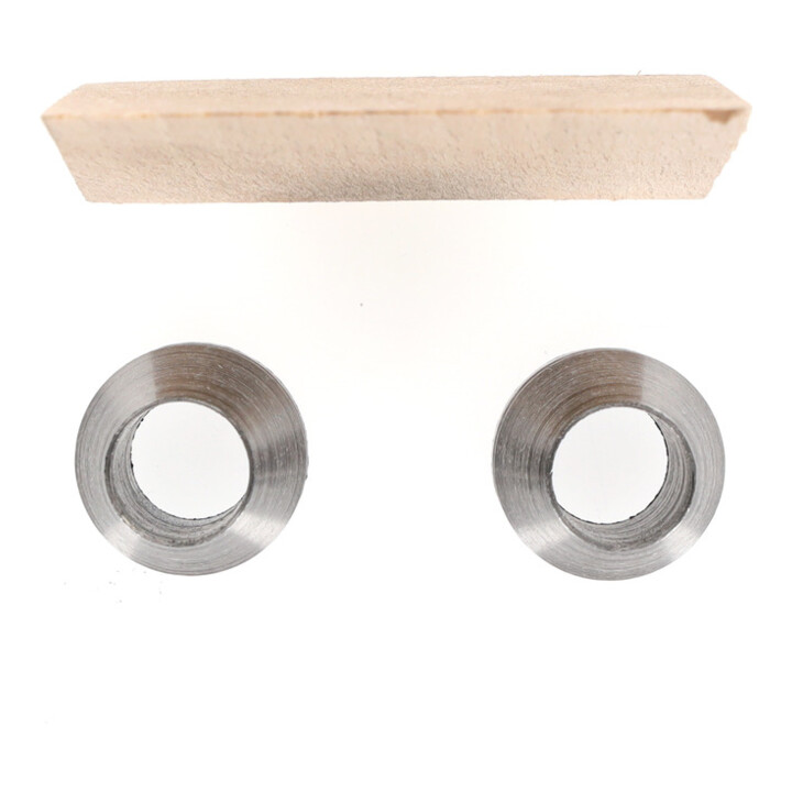 Kit de fixation de la tête de bœuf pour marteaux diviseurs, 3 pièces (2 cales à anneau, 1 cale en bois)