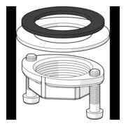 Kit de fixation Hansa Designo z 5169-1