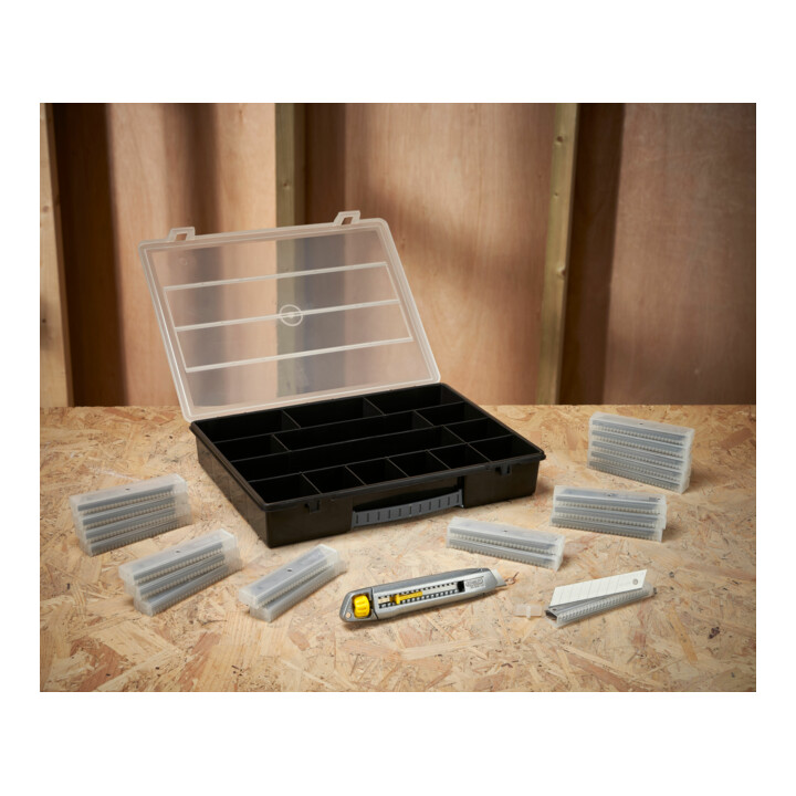 Kit de lames Stanley dans mallette en plastique