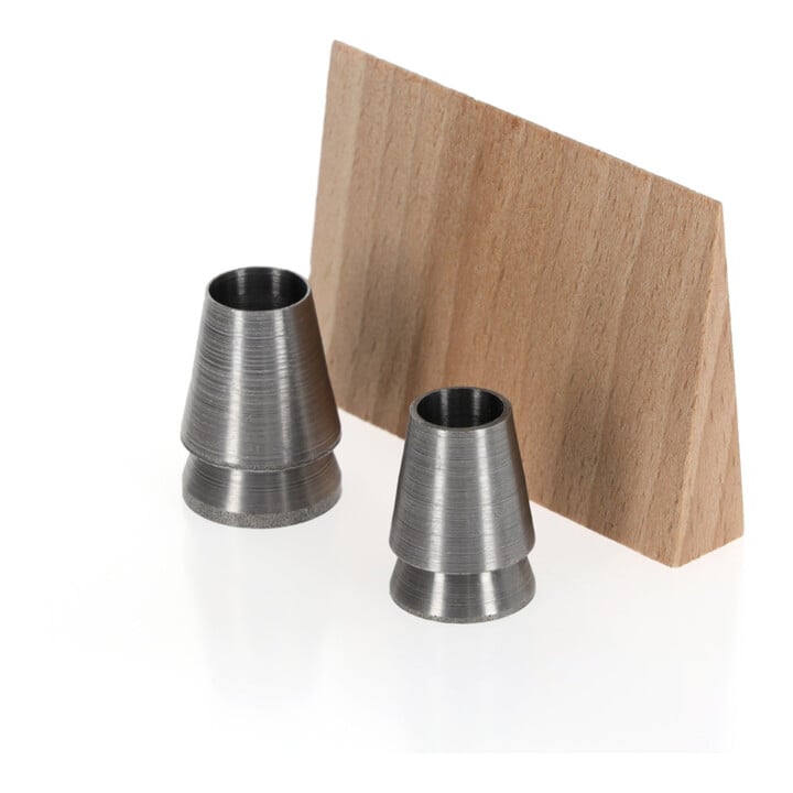 Kit de montage de tête de bœuf pour haches, 3 pièces (2 cales à anneau, 1 cale en bois)