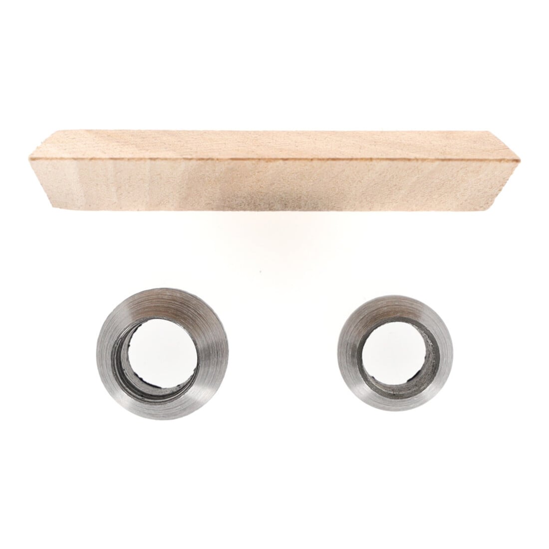 Kit de montage de tête de bœuf pour haches, 3 pièces (2 cales à anneau, 1 cale en bois)